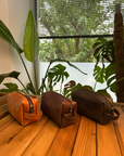 DEFF Design Premium Deri Fermuarlı Neseser