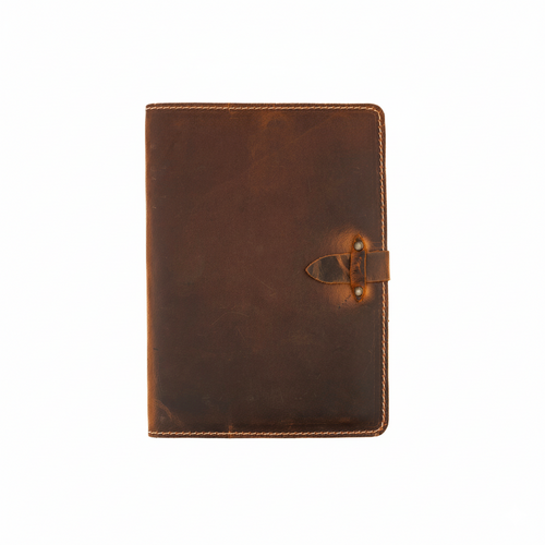 DEFF Design Premium Deri Tokalı Organizer / A5 Defter Kılıfı