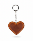DEFF Design Premium Deri Kalp Anahtarlık