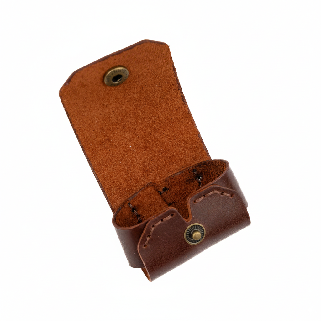 DEFF Design Premium Deri Kancalı Airpods Kılıfı