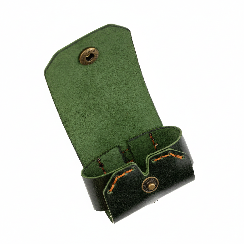 DEFF Design Premium Deri Kancalı Airpods Kılıfı