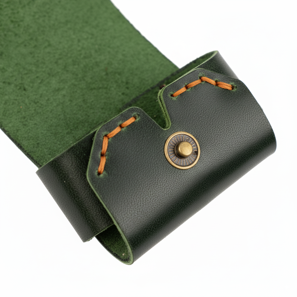 DEFF Design Premium Deri Kancalı Airpods Kılıfı