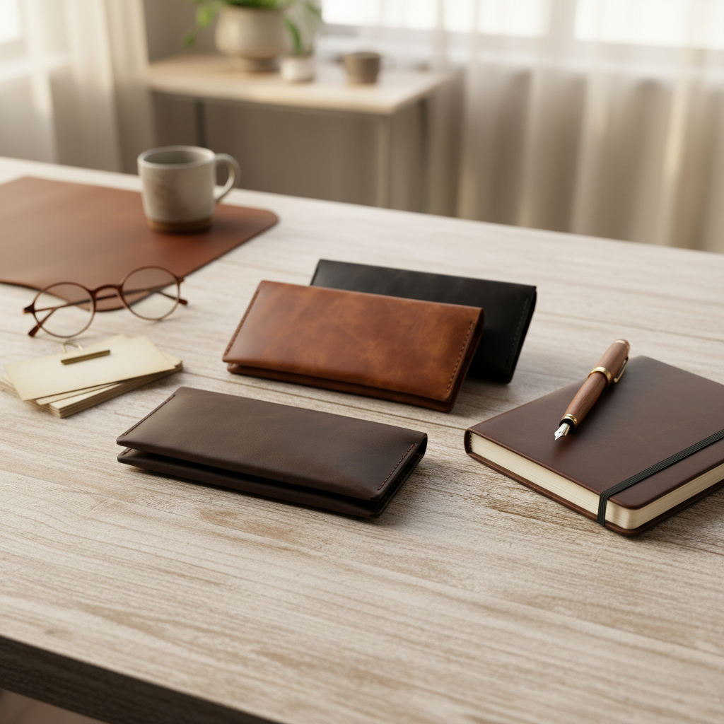 DEFF Design Premium Deri Uzun Çıtçıtlı Cüzdan