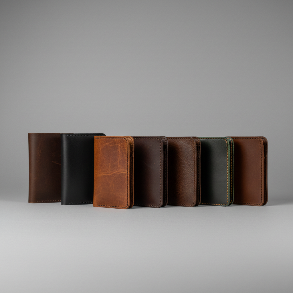 DEFF Design Premium Deri Dikey Cüzdan