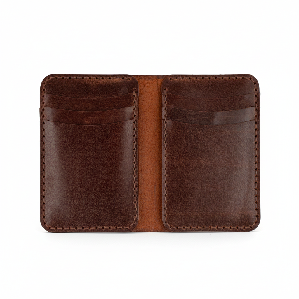 DEFF Design Premium Deri Dikey Cüzdan