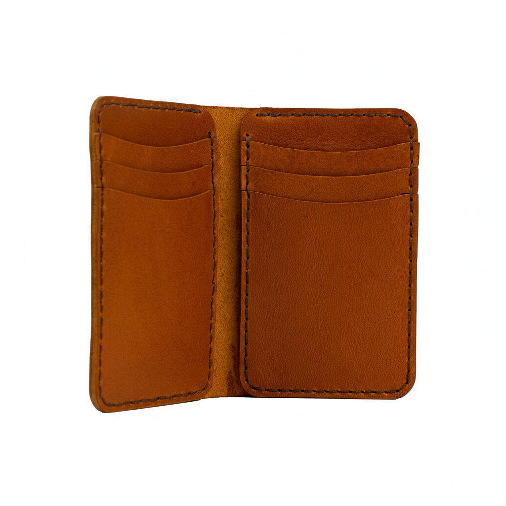 DEFF Design Premium Deri Dikey Cüzdan
