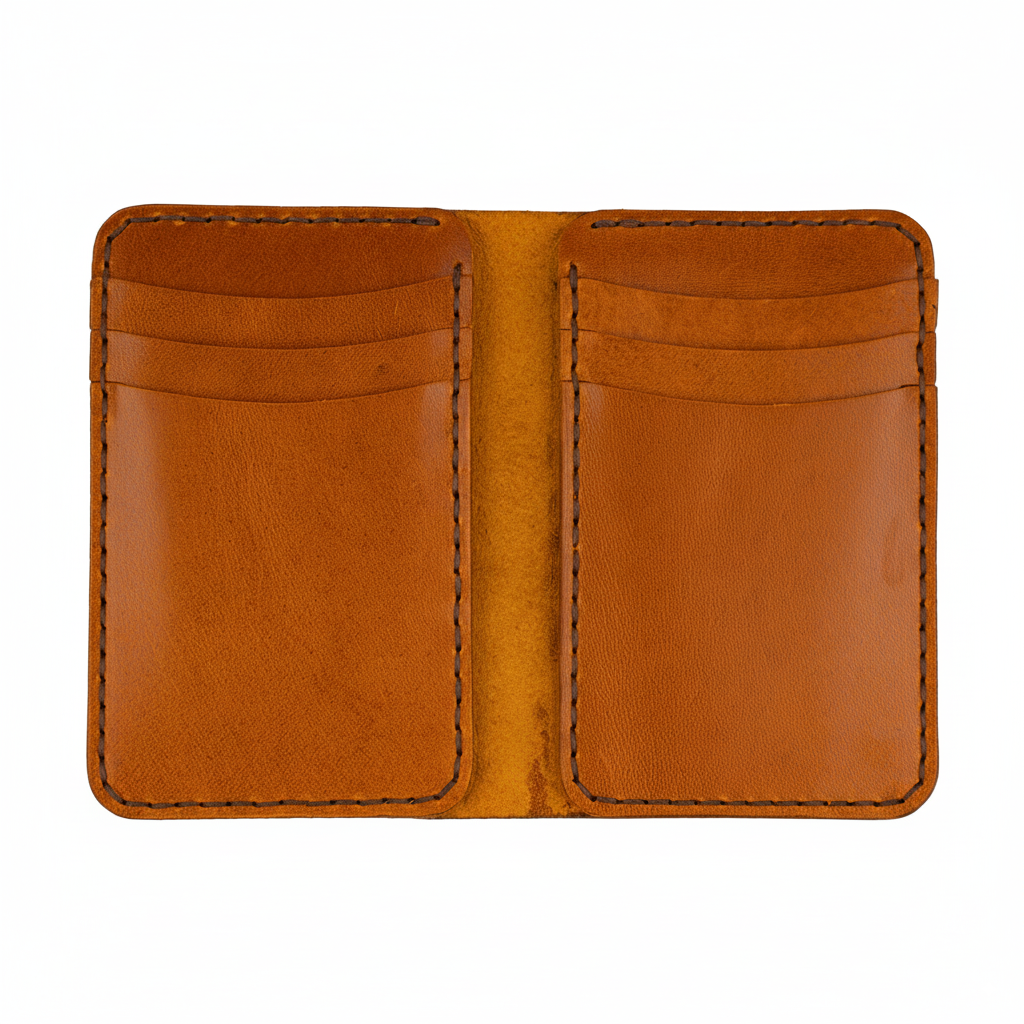 DEFF Design Premium Deri Dikey Cüzdan