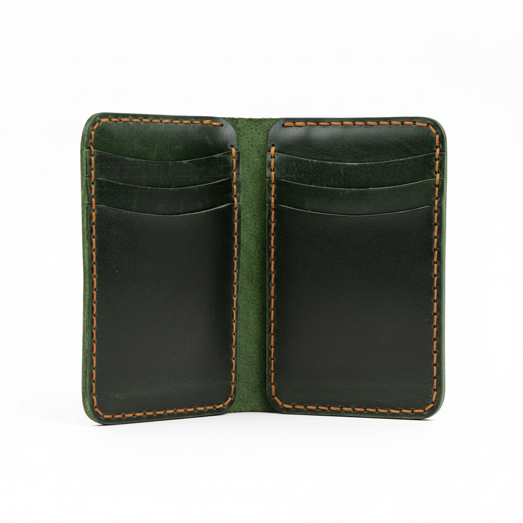 DEFF Design Premium Deri Dikey Cüzdan