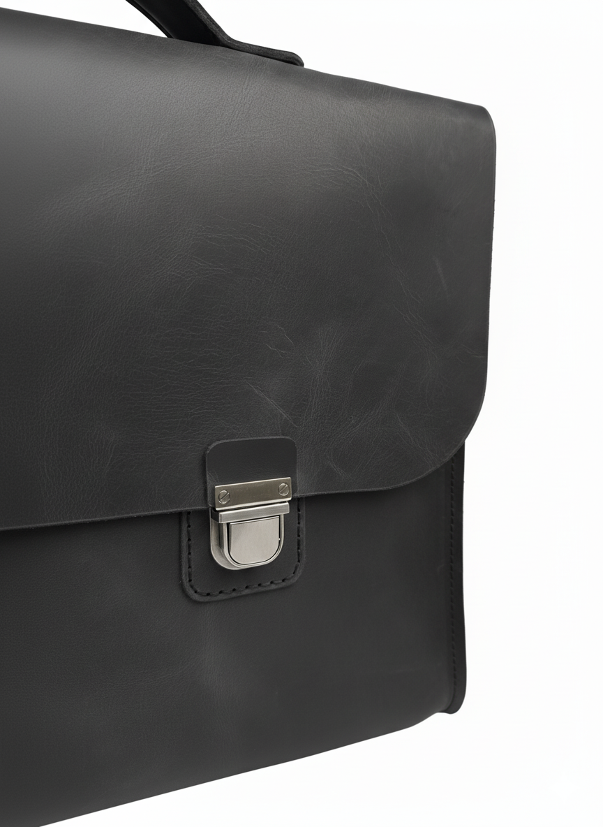 DEFF Design Premium Deri Evrak ve Laptop Çantası