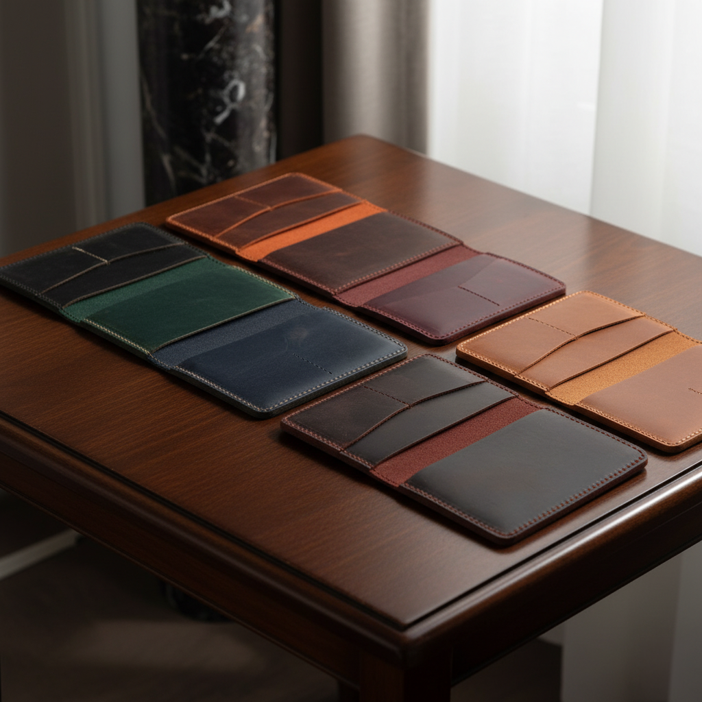 DEFF Design Premium Deri Pasaport Kılıfı