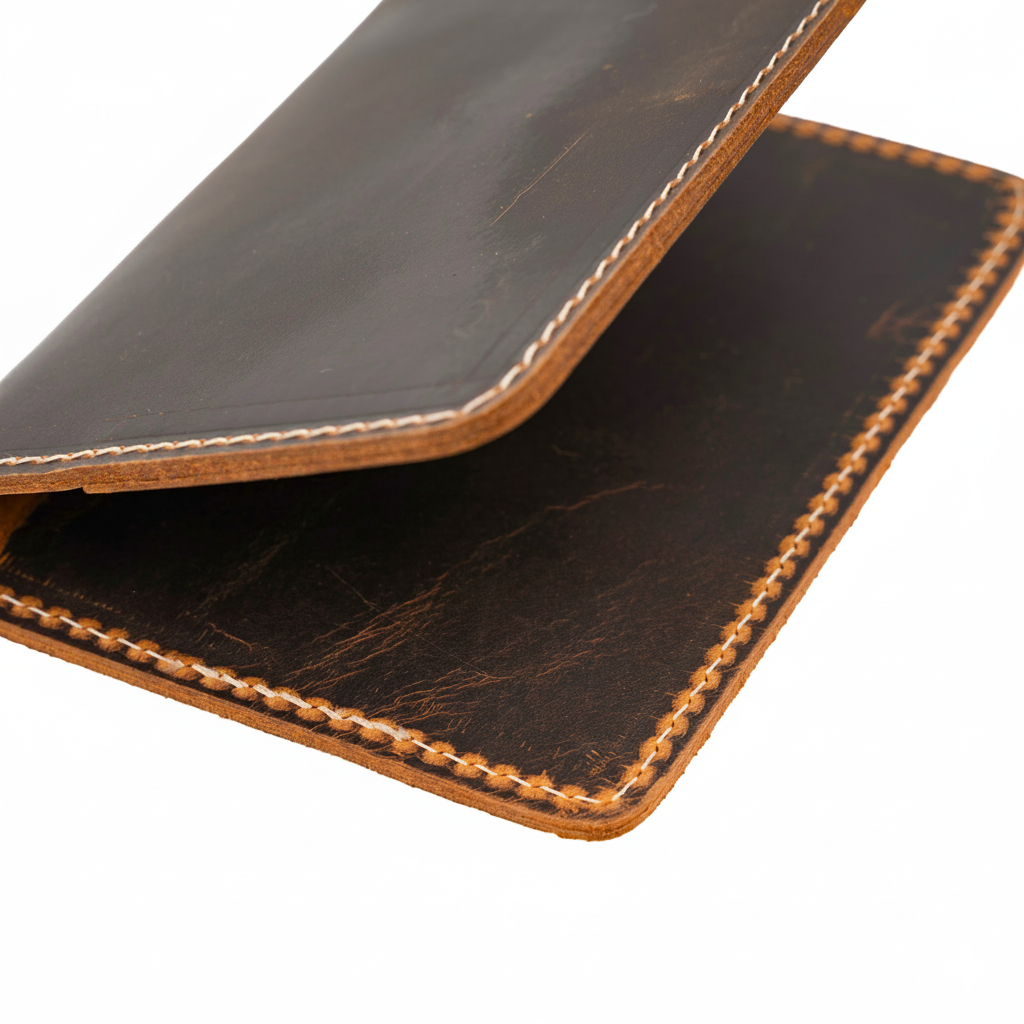 DEFF Design Premium Deri Pasaport Kılıfı