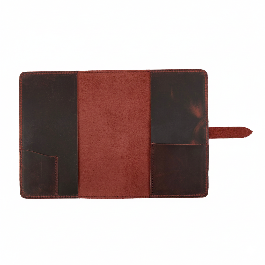 DEFF Design Premium Deri Tokalı Organizer / A5 Defter Kılıfı