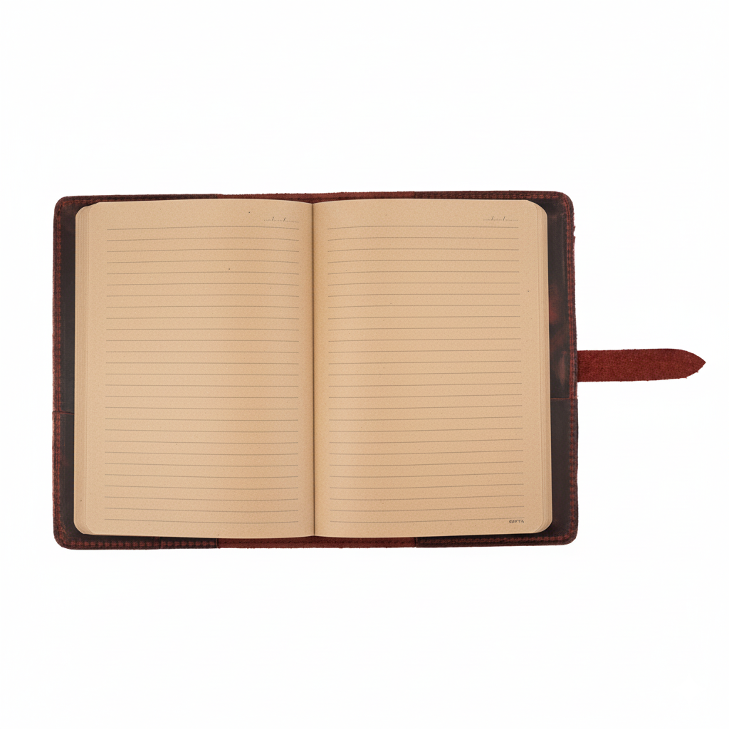 DEFF Design Premium Deri Tokalı Organizer / A5 Defter Kılıfı