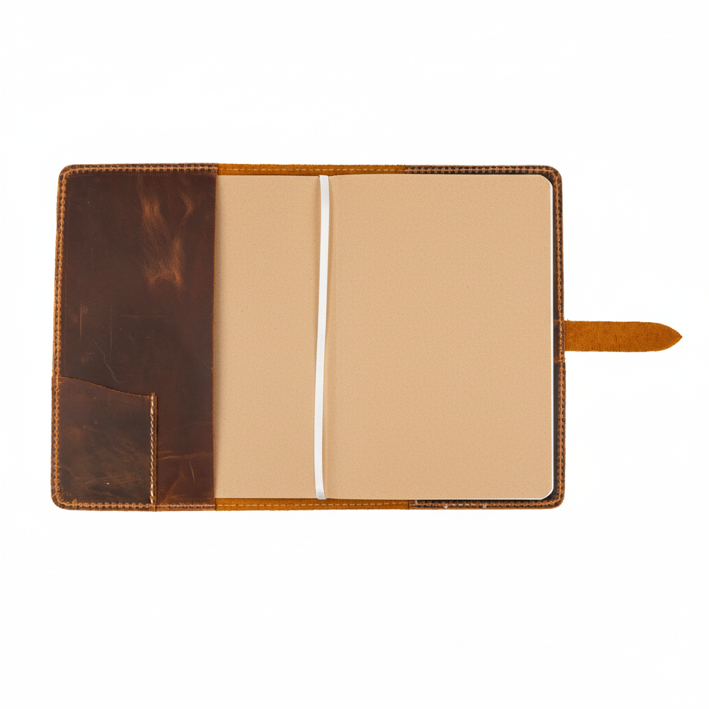 DEFF Design Premium Deri Tokalı Organizer / A5 Defter Kılıfı