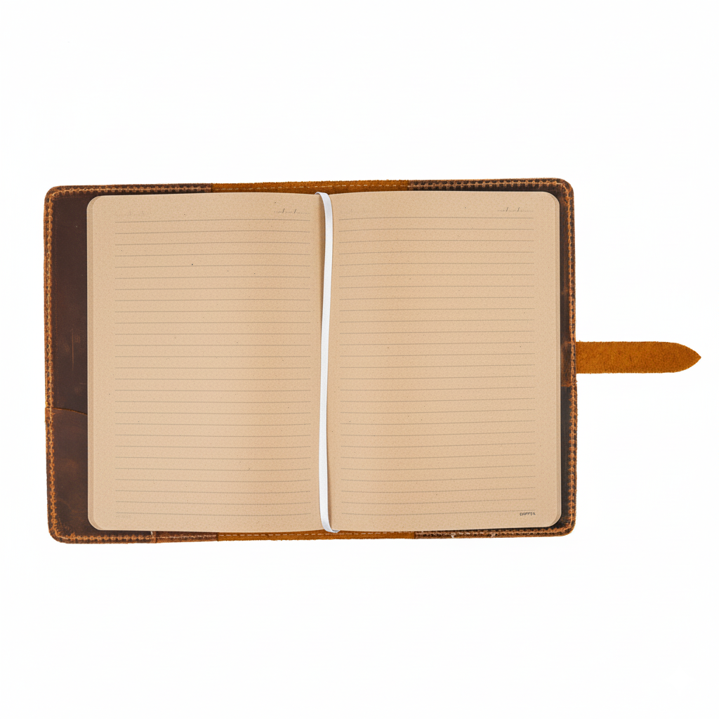 DEFF Design Premium Deri Tokalı Organizer / A5 Defter Kılıfı