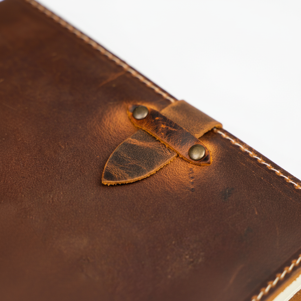 DEFF Design Premium Deri Tokalı Organizer / A5 Defter Kılıfı