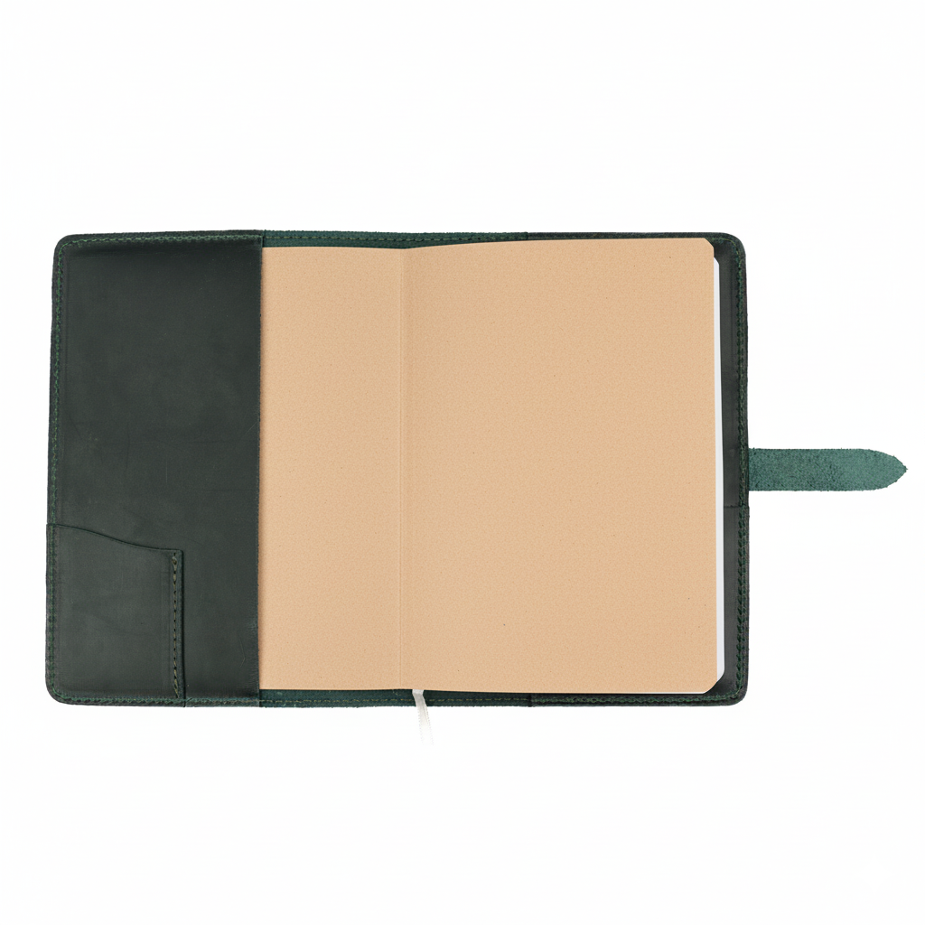 DEFF Design Premium Deri Tokalı Organizer / A5 Defter Kılıfı