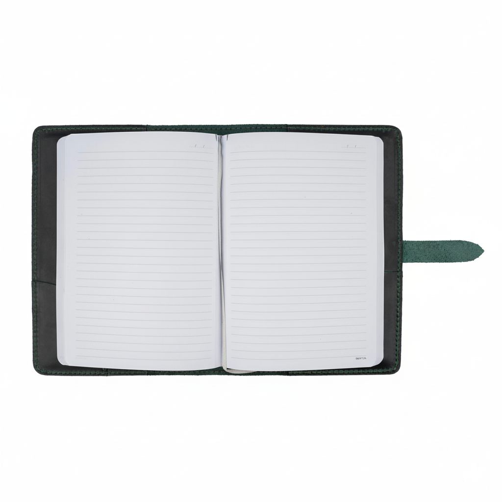 DEFF Design Premium Deri Tokalı Organizer / A5 Defter Kılıfı