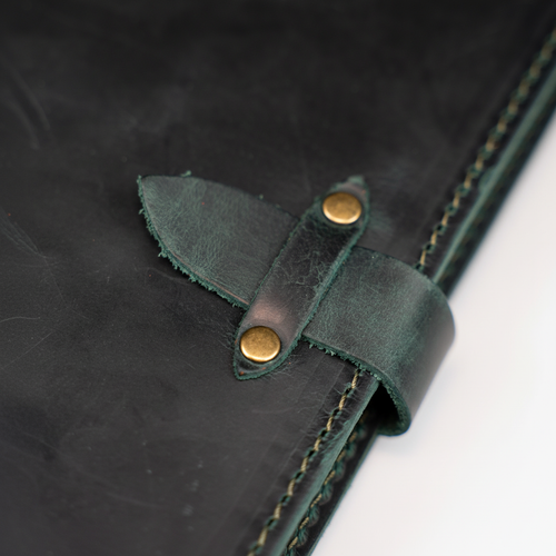 DEFF Design Premium Deri Tokalı Organizer / A5 Defter Kılıfı