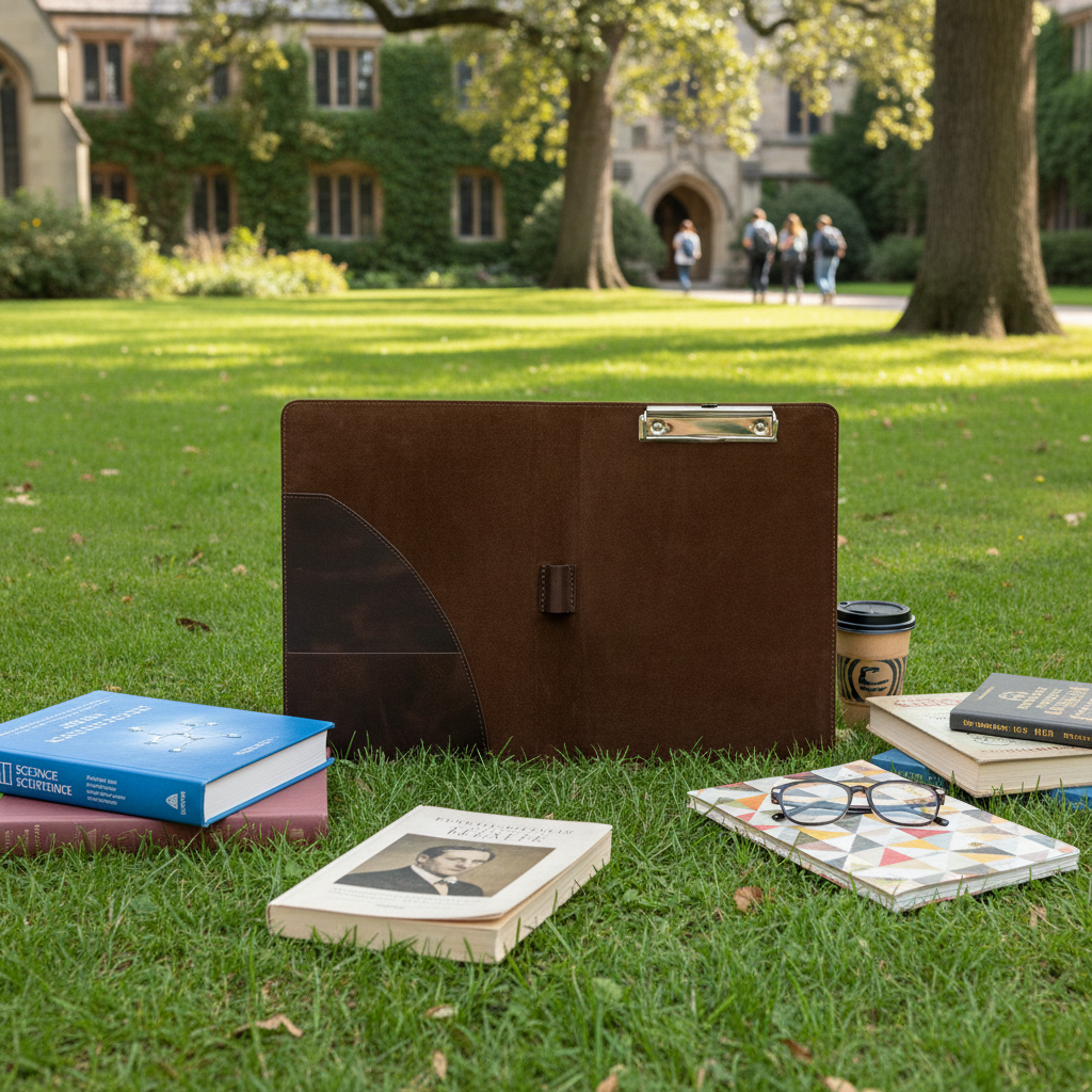 DEFF Design Premium Deri Klipsli Evrak Dosyası / Sekreterlik / Notluk