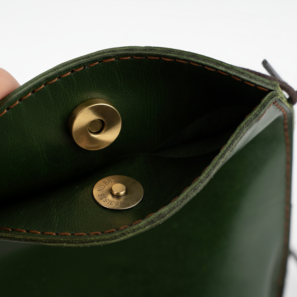 DEFF Design Premium Deri Boyun Askılı Telefon Çantası