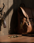 DEFF Design Premium Deri Minimalist Anahtarlık